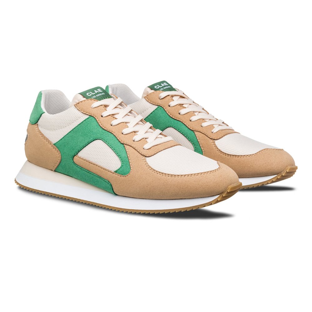 CLAE EDSON Sneakers Womens USA074-R21 In Sand Pine Green